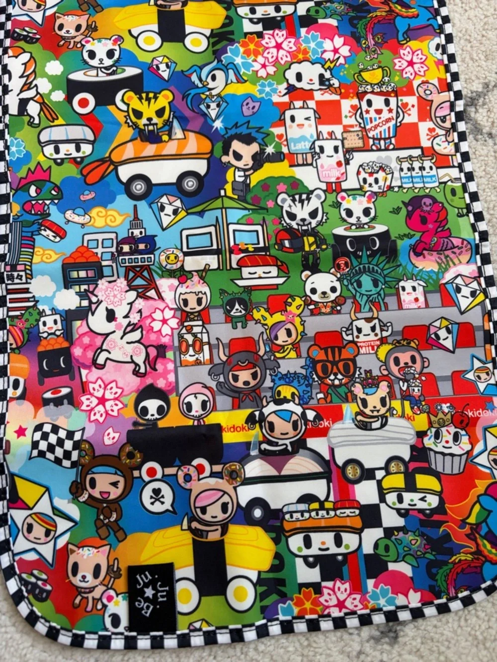 JuJuBe x Tokidoki Light Changing Pad Sushi Cars